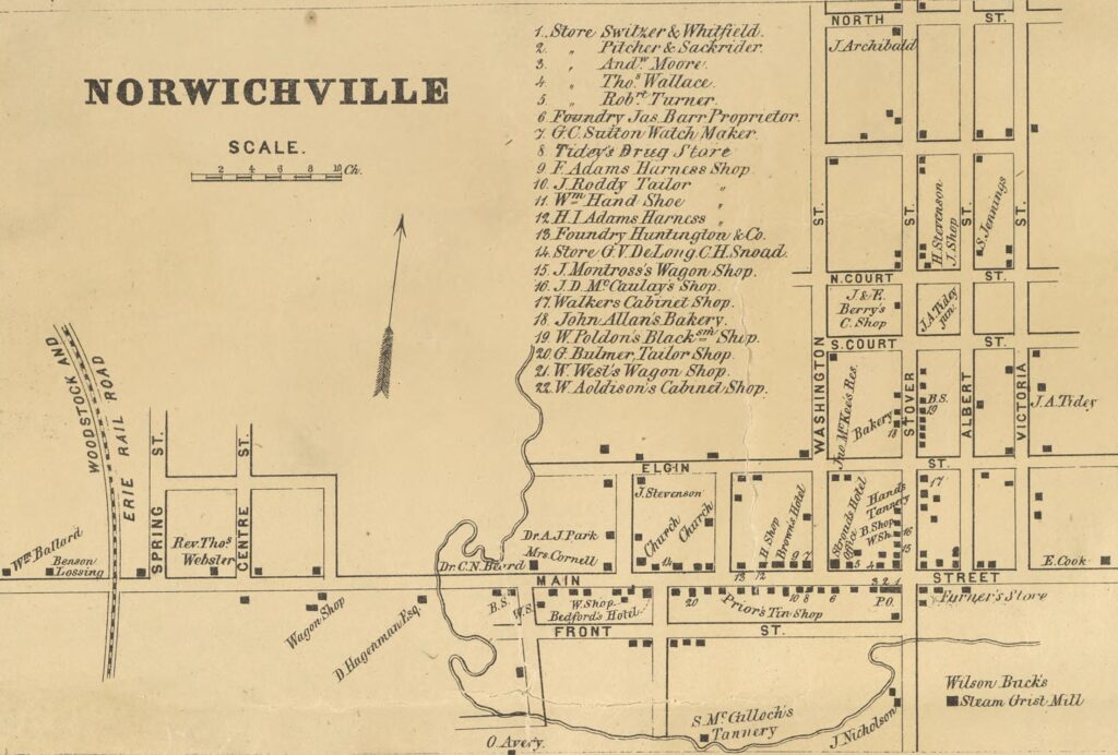 Old Norwich Map